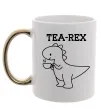 Чашка с цветной ручкой Tea-rex Золото Чашка с цветной ручкой Tea-rex Золото фото