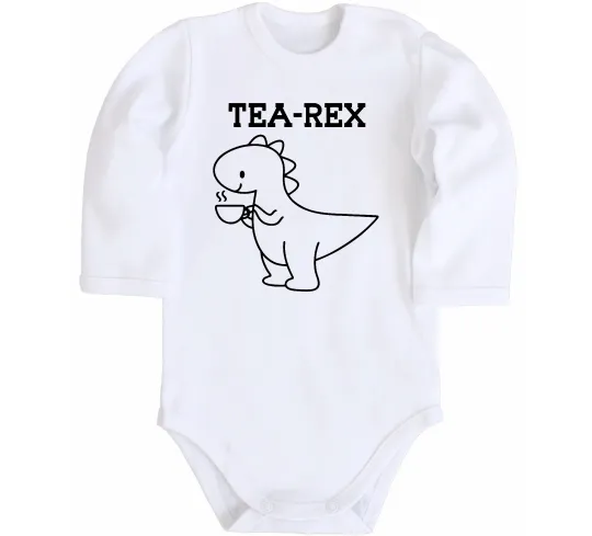 Детский боди Tea-rex Белый фото