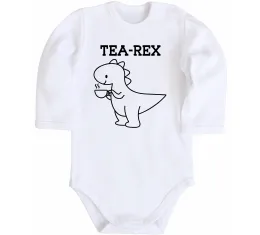 Детский боди Tea-rex Белый фото