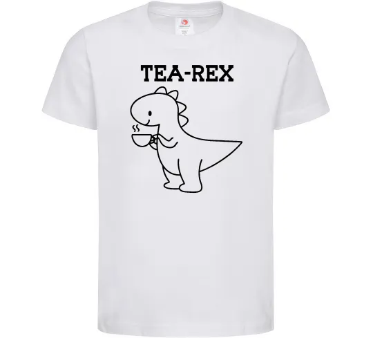 Детская футболка Tea-rex Белый фото