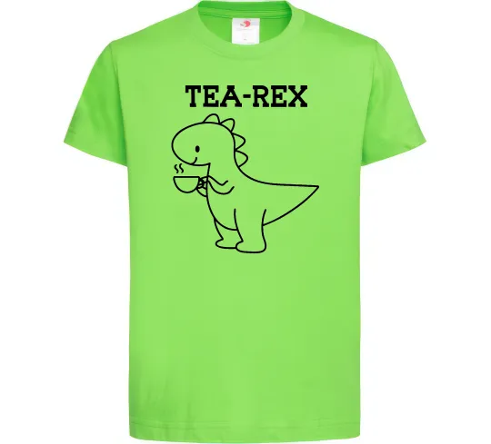 Детская футболка Tea-rex Лаймовый фото