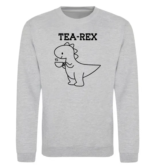 Свитшот Tea-rex Серый меланж фото