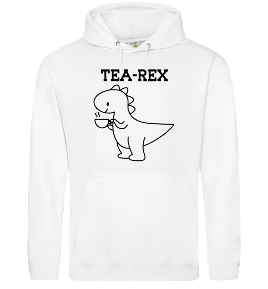 Женская толстовка (худи) Tea-rex Белый фото