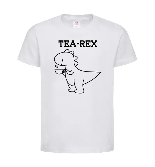 Детская футболка Tea-rex Белый фото