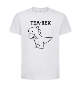 Детская футболка Tea-rex Белый фото