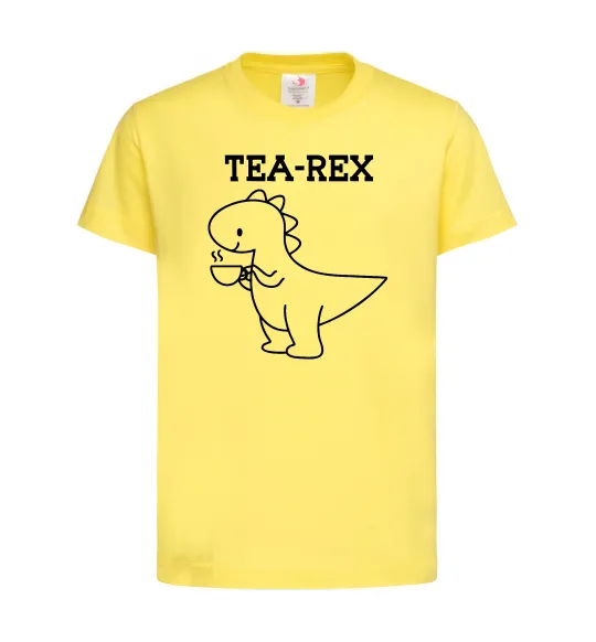 Детская футболка Tea-rex Лимонный фото