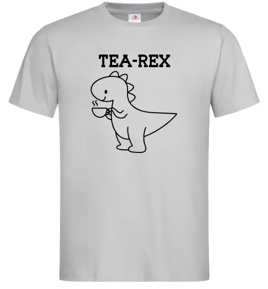 Мужская футболка Tea-rex Серый фото