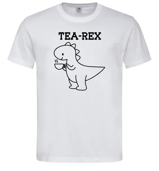 Мужская футболка Tea-rex Белый фото