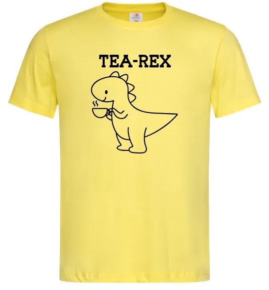 Мужская футболка Tea-rex Лимонный фото