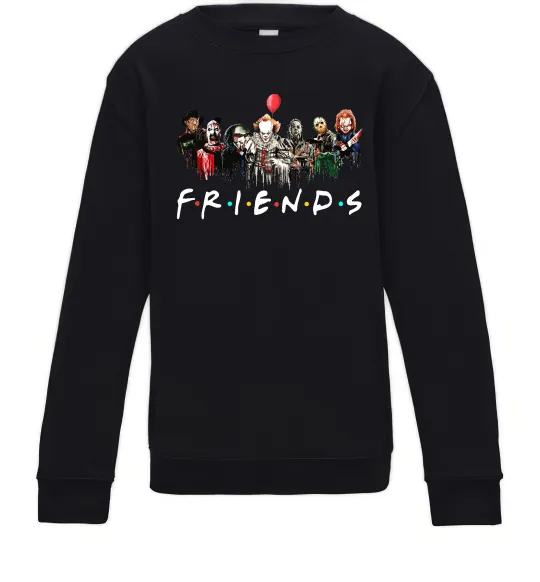 Детский Свитшот Scary Friends Черный фото