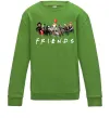 Детский Свитшот Scary Friends Лаймовый Детский Свитшот Scary Friends Лаймовый фото