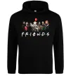 Женская толстовка (худи) Scary Friends Черный Женская толстовка (худи) Scary Friends Черный фото