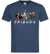 Мужская футболка Scary Friends Темно-синий Мужская футболка Scary Friends Темно-синий фото