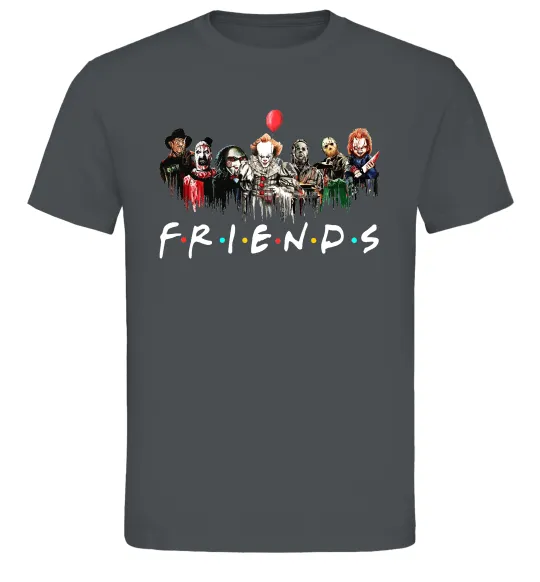 Мужская футболка Scary Friends Графит фото