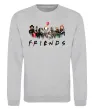 Свитшот Scary Friends Серый меланж Свитшот Scary Friends Серый меланж фото