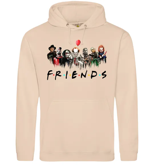 Мужская толстовка (худи) Scary Friends Песочный фото