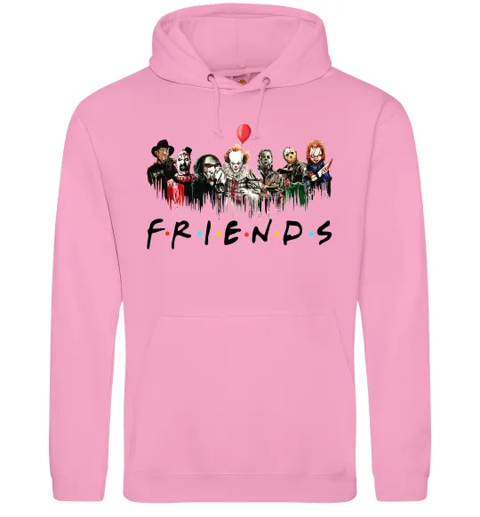 Женская толстовка (худи) Scary Friends Розовый фото