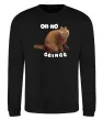 Свитшот Oh no cringe Черный фото