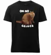 Чоловіча преміум футболка Oh no cringe Чорний фото