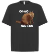 Футболка Оверсайз Oh no cringe Черный фото