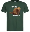 Мужская футболка Oh no cringe Темно-зеленый фото