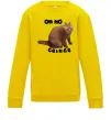 Детский Свитшот Oh no cringe Солнечно желтый фото