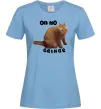 Жіноча футболка Oh no cringe Блакитний Жіноча футболка Oh no cringe Блакитний фото