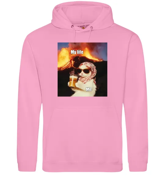 Жіноча толстовка (худі) My life Рожевий фото