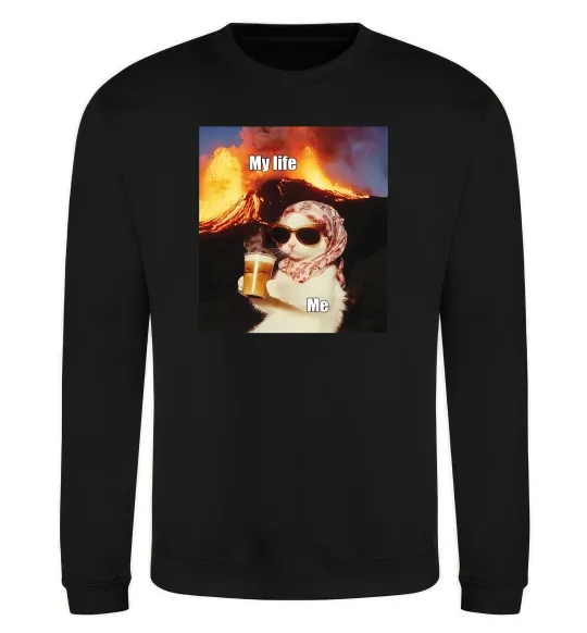 Свитшот My life Черный фото