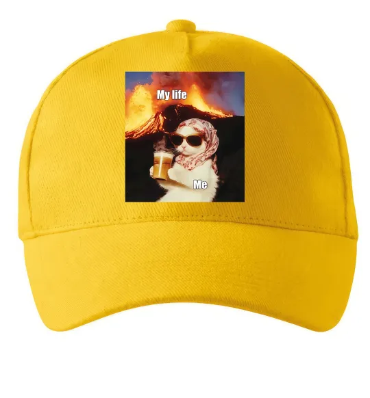 Кепка My life Солнечно желтый фото