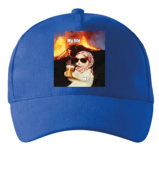 Кепка My life Ярко-синий фото