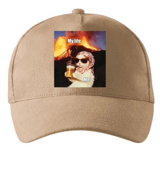 Кепка My life Песочный фото