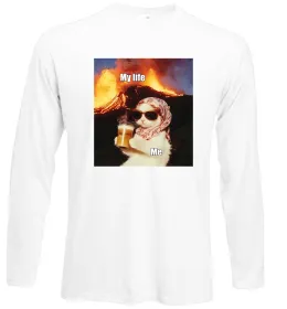 Лонгслів My life Білий фото