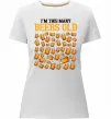 Женская премиум футболка Many beers old Белый фото