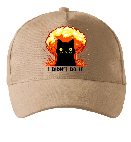 Кепка Кіт Це не я Пісочний фото