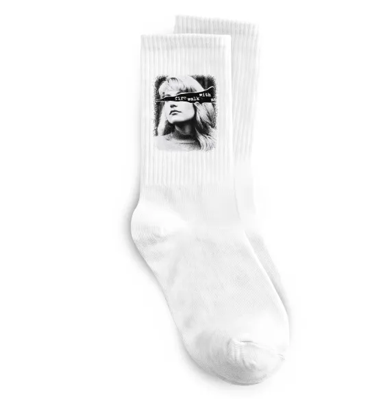 Носки Fire walk with me Twin Peaks Белый фото