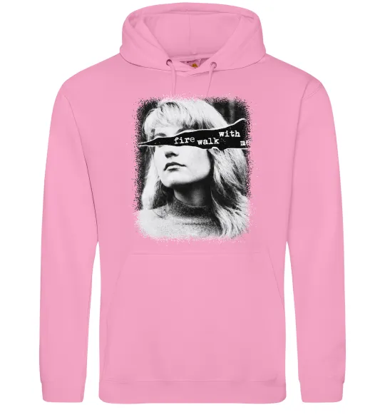 Женская толстовка (худи) Fire walk with me Twin Peaks Розовый фото