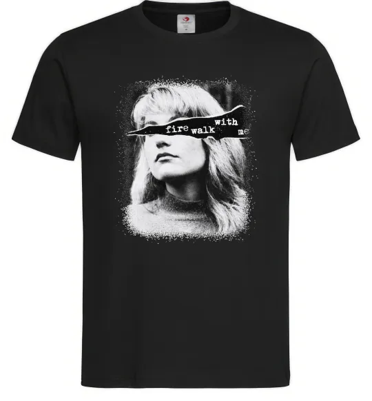Мужская футболка Fire walk with me Twin Peaks Черный фото