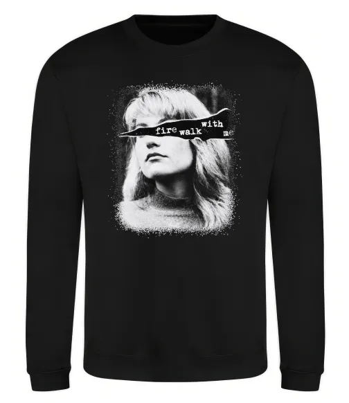 Свитшот Fire walk with me Twin Peaks Черный фото