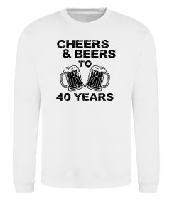 Світшот Cheers&beers to 40 years Світшот Cheers&beers to 40 years
