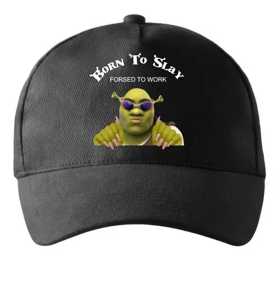 Кепка Born to slay Черный фото