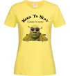 Женская футболка Born to slay Лимонный Женская футболка Born to slay Лимонный фото