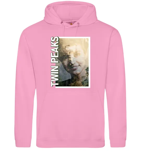 Женская толстовка (худи) Твін Пікс Розовый фото