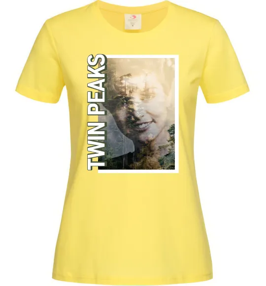 Женская футболка Твін Пікс Лимонный фото
