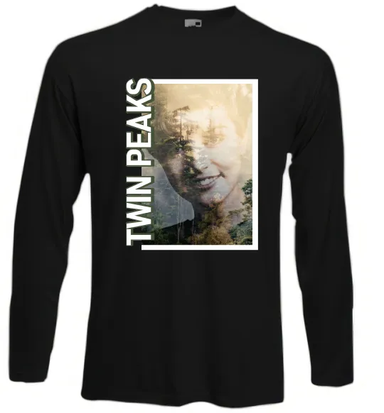 Лонгслив Твін Пікс Черный фото