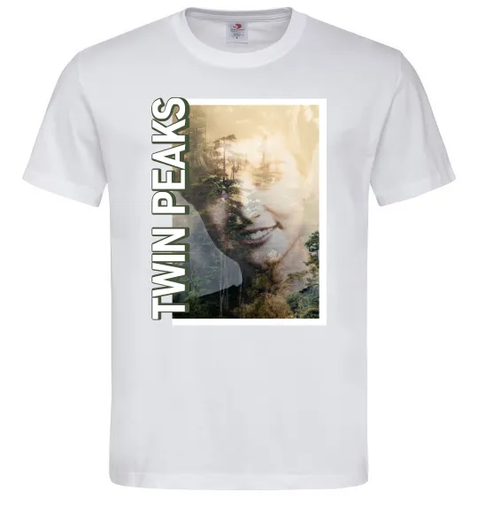 Мужская футболка Твін Пікс Белый фото