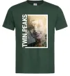 Мужская футболка Твін Пікс Темно-зеленый фото
