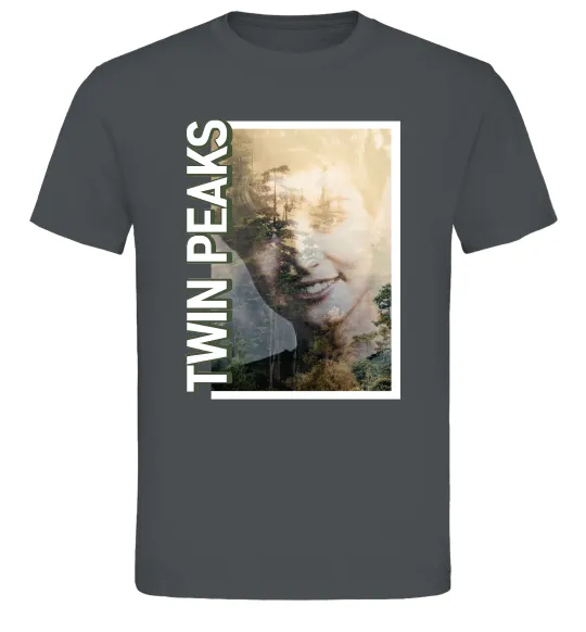 Мужская футболка Твін Пікс Графит фото