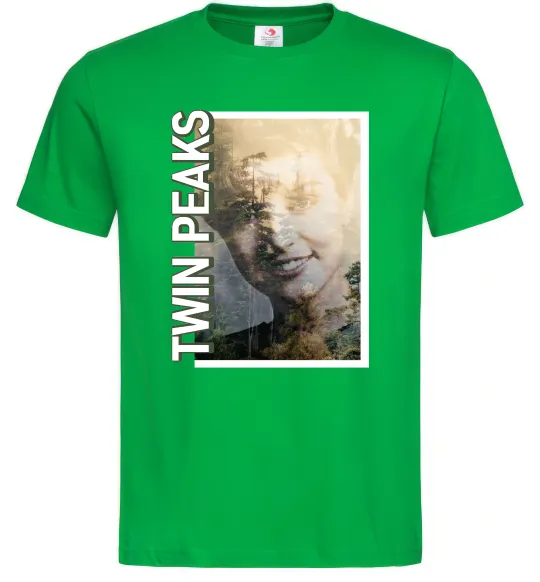 Мужская футболка Твін Пікс Зеленый фото