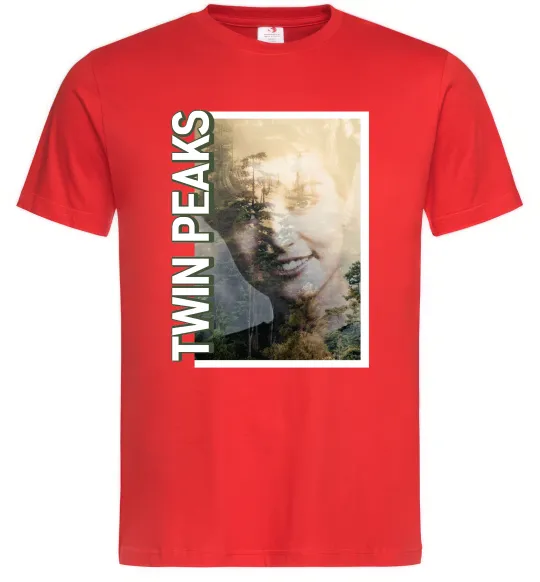 Мужская футболка Твін Пікс Красный фото